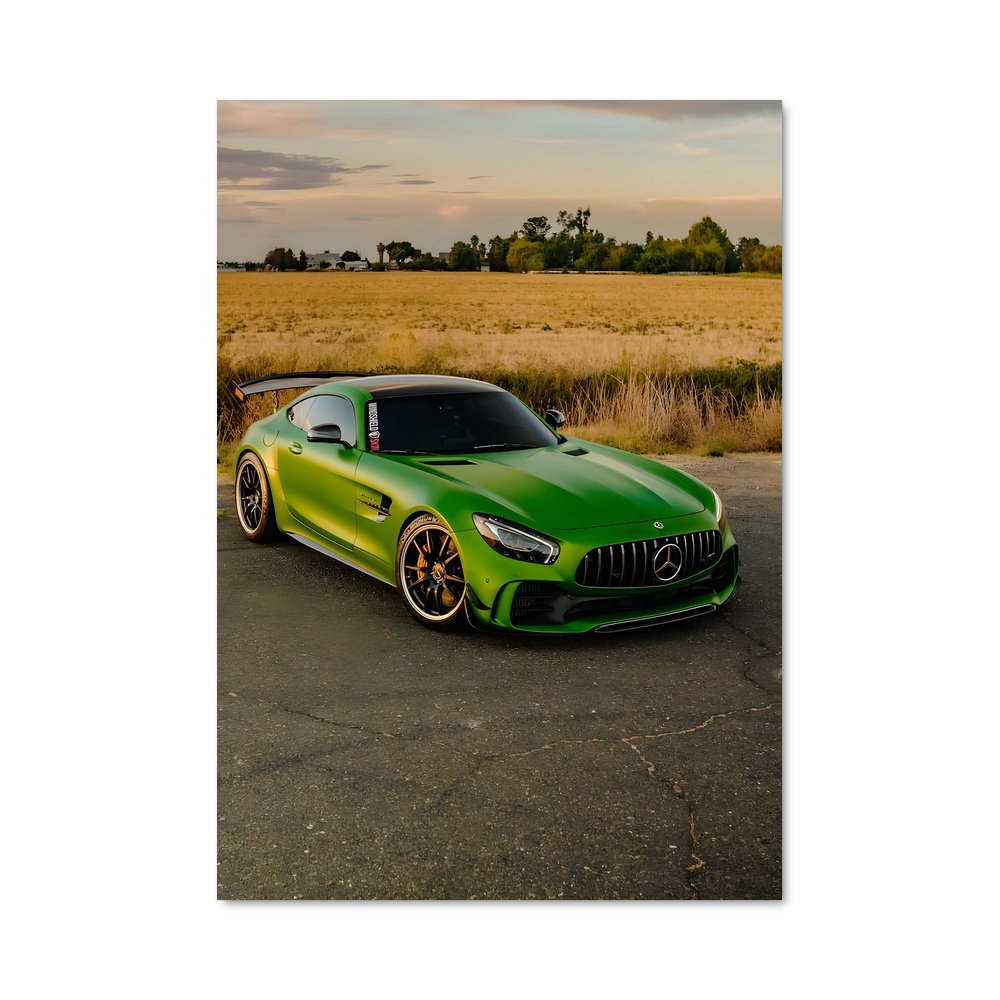 Poster Amg gt r sophistiqué – affiche Mercedes
